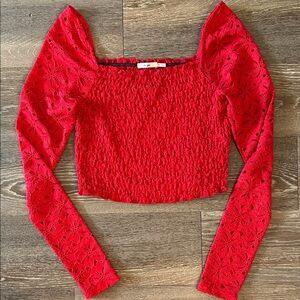 lace long sleeve top